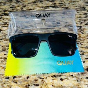 Quay Australia Matte Black Sunglasses